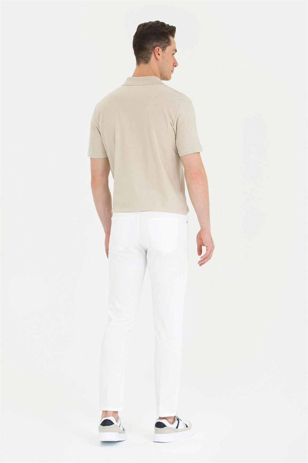 U. S. Polo Assn / Мужские белые брюки из плотной ткани - U.s. polo assn фото 4