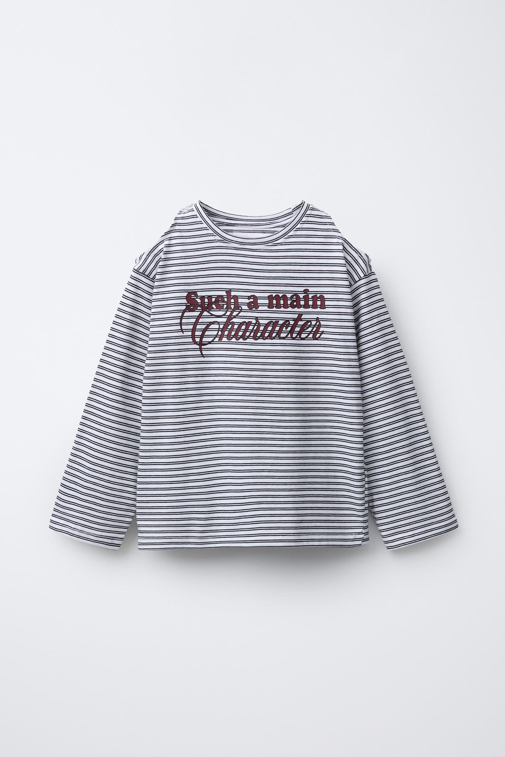 STRIPED CUT-OUT T-SHIRT