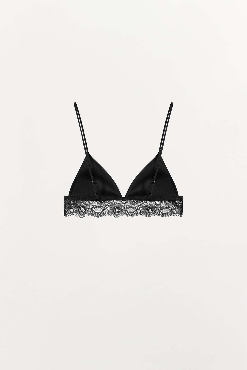 BRALETTE CON POLIAMIDA ENCAJE / Negro - Zara фото 5