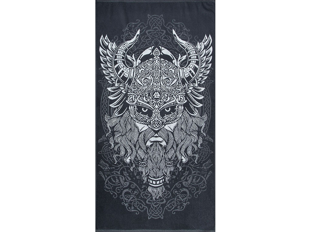 Полотенце махровое 6с102.413ж1 Викинг(антрацит) 81х160см