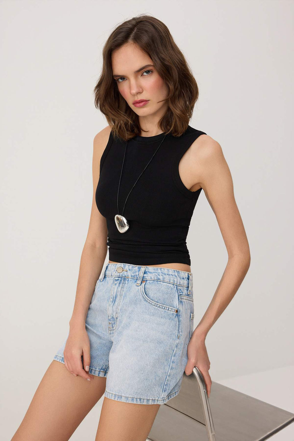 A__k Mavi Normal Bel City Boy Denim _ort TWOSS26SR00247