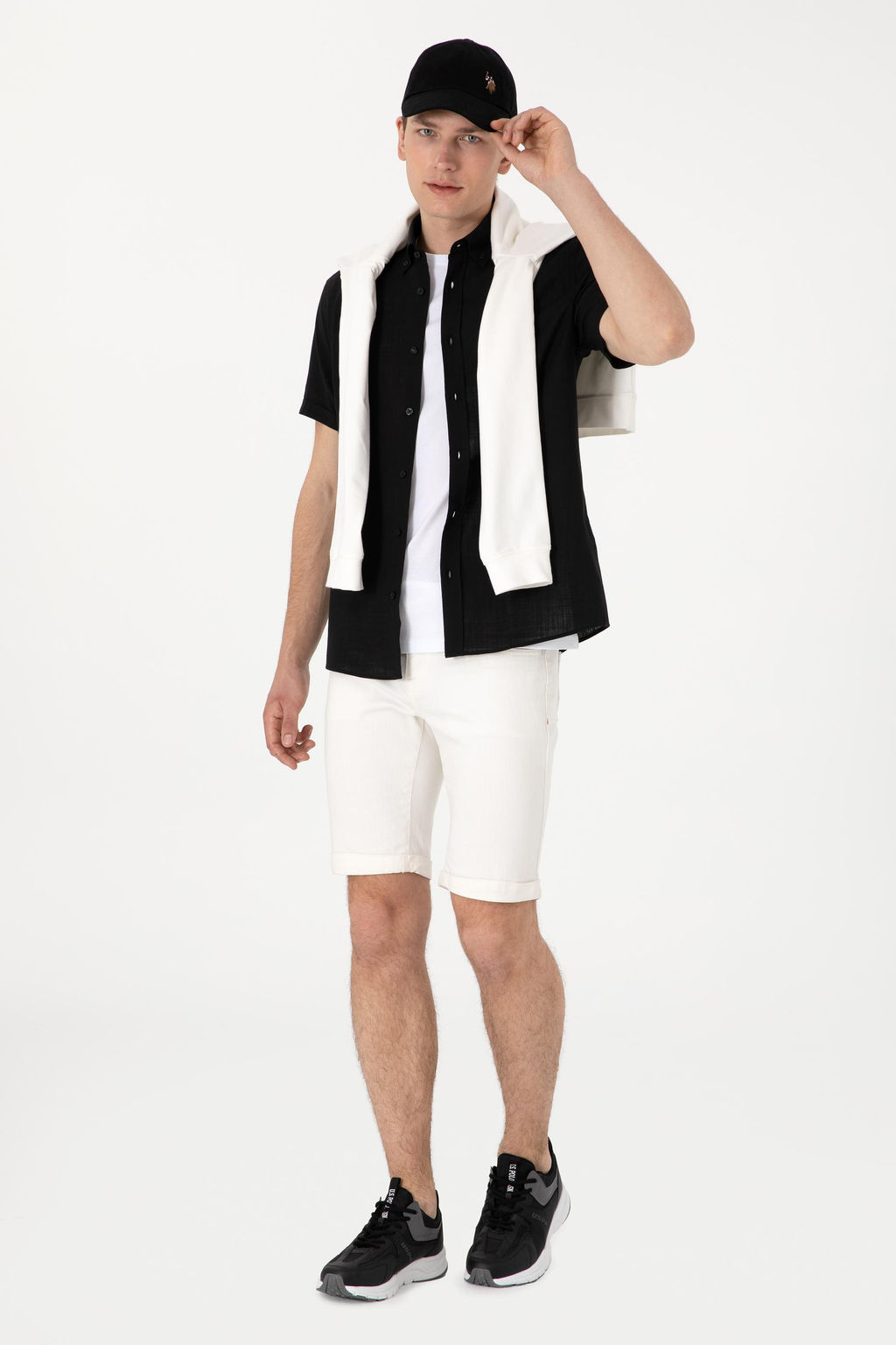 Erkek Siyah K_sa Kollu G_mlek Sepette S_rpriz _ndirim - U.s. polo assn фото 5