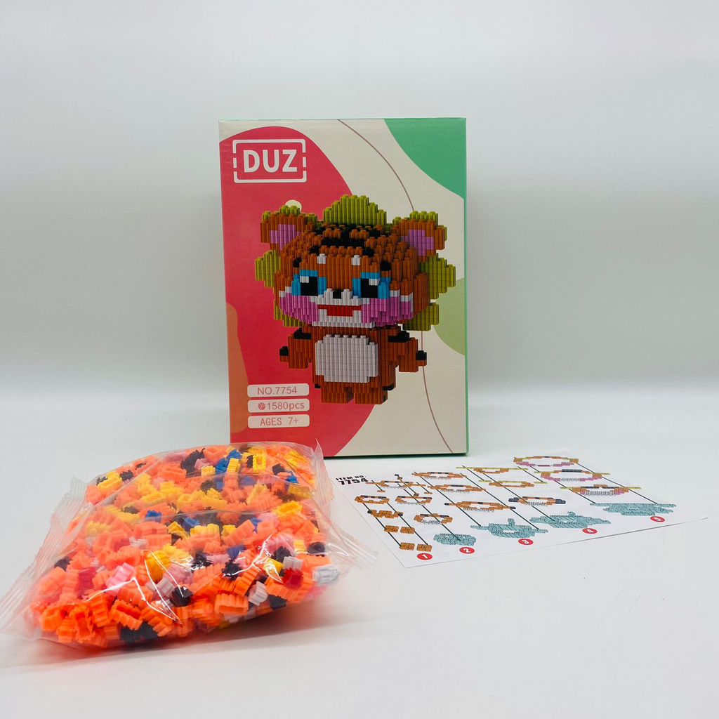 Конструктор DUZ из миниблоков Тигр 1580 дет. (арт. 7754) - Storyland фото 2