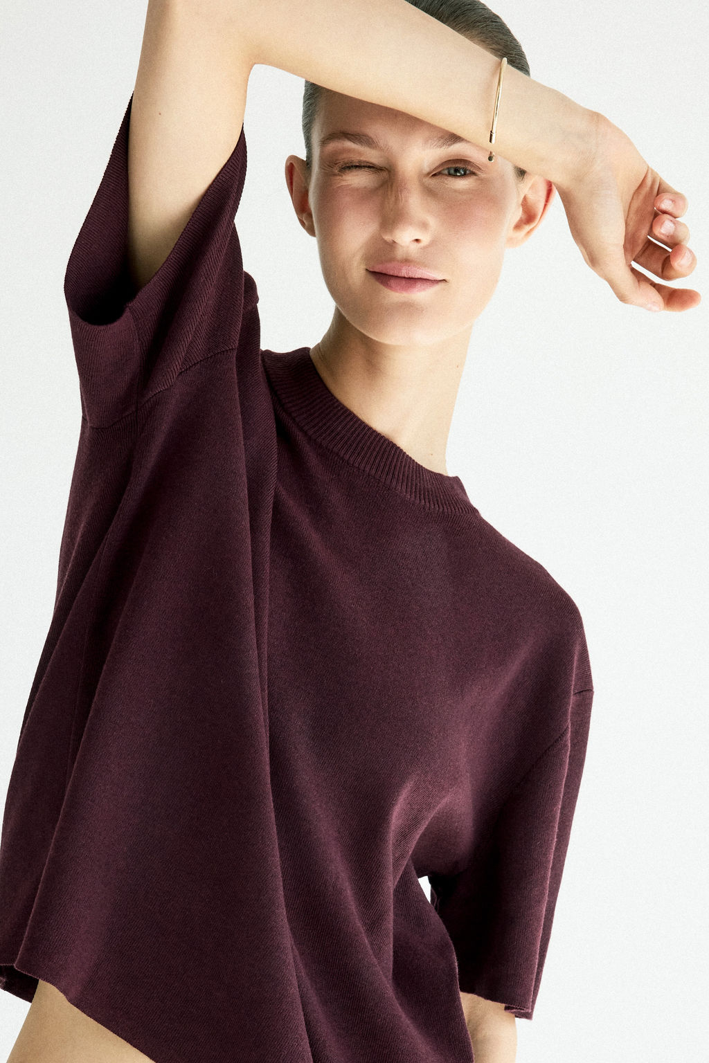 Camiseta en punto fino - H&m фото 6