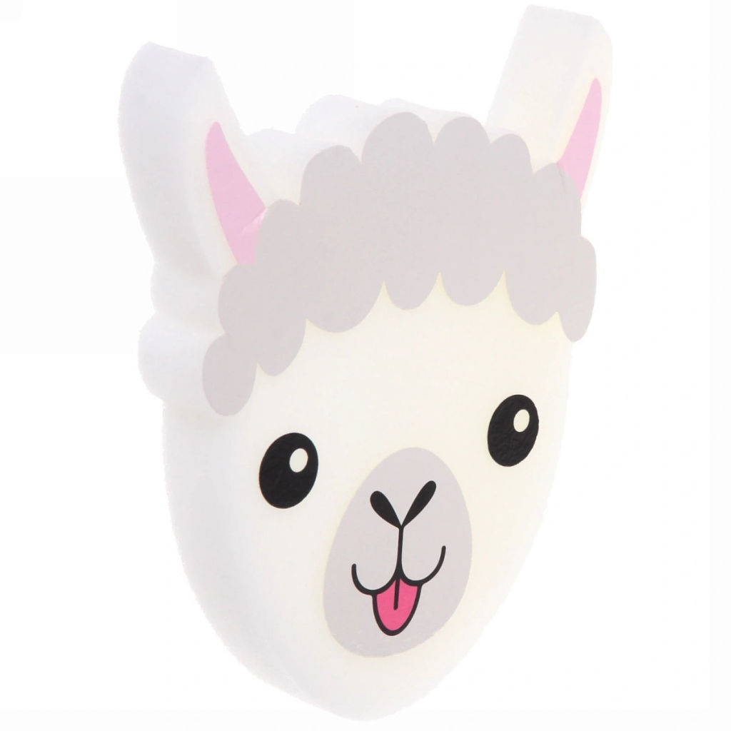 Цена за 3 шт. Губка для тела поролоновая детская фигурная "Sweet kids - Лама Молли", 15*19 см (ZIP пакет)