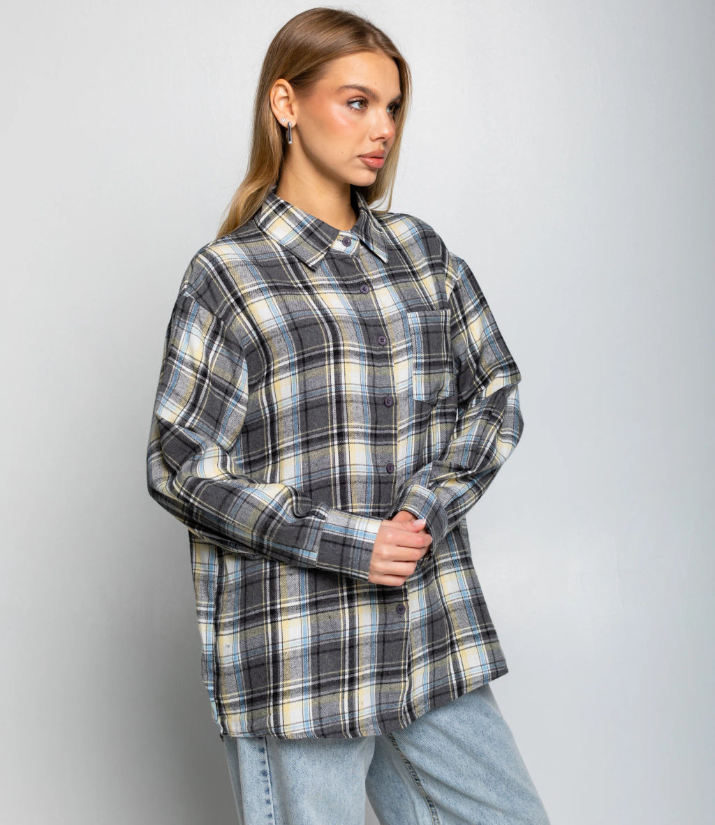 Рубашка #КТ225 (5), серый - Dommod фото 2