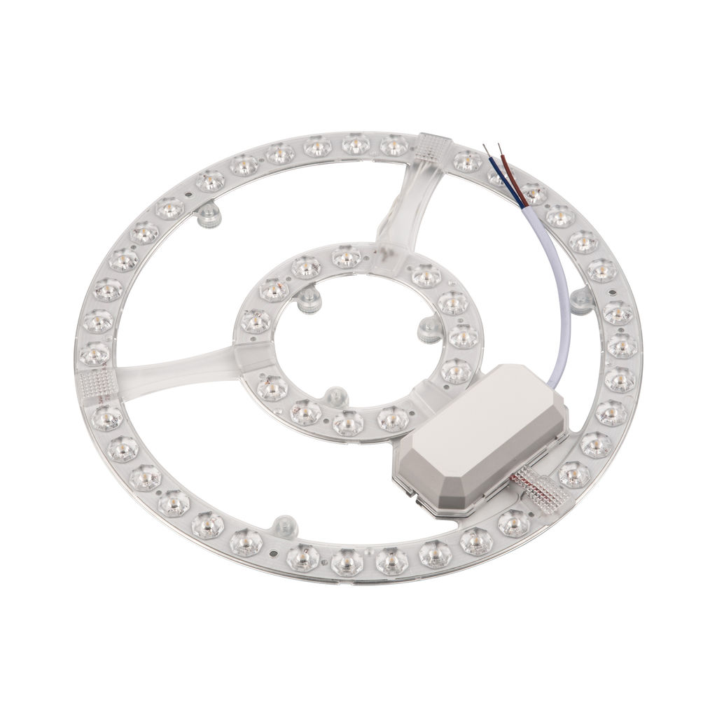 ULE-Q930-42W/4000K IP40 CLEAR Светильник-модуль светодиодный с драйвером, 220В, диаметр 265мм. Белый свет (4000K). Угол 180градусов. TM Volpe