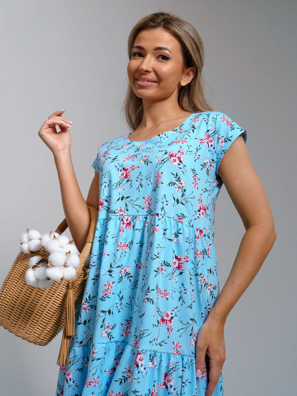 875 Платье "Голубой"