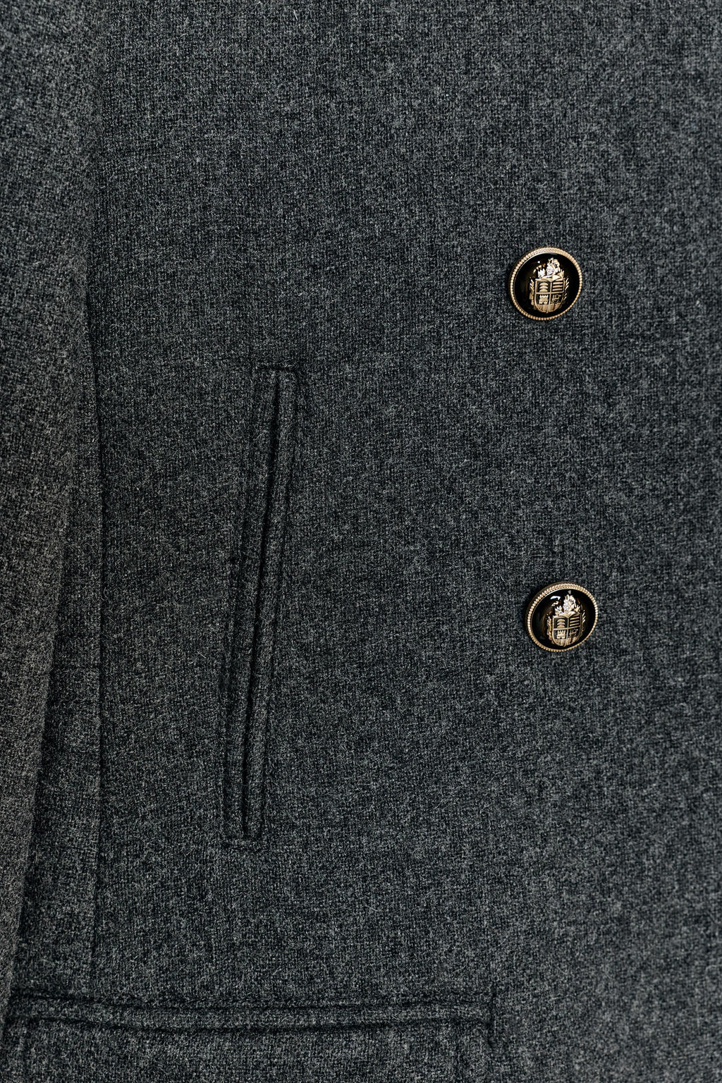 WOOL BLEND DOUBLE-BREASTED COAT - Zara фото 8