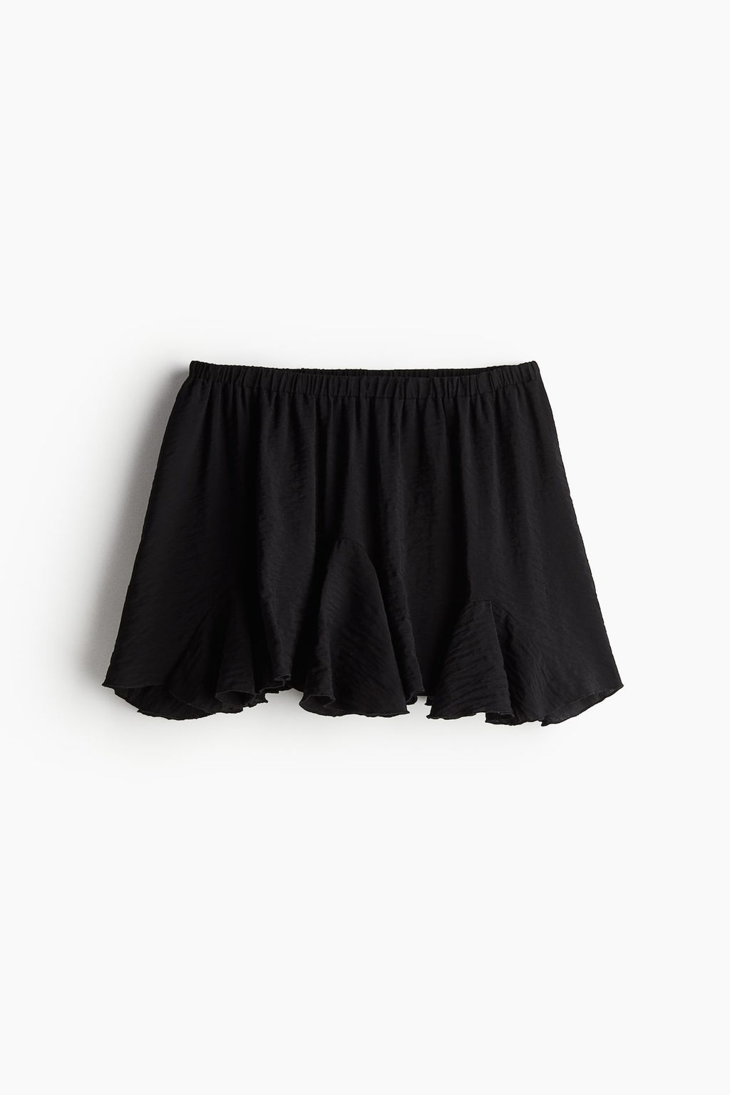 Minifalda de crepe con nesgas - H&m фото 5