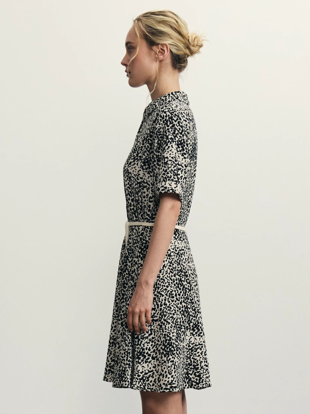 Платье мини с поясом / Zarina  фото 4