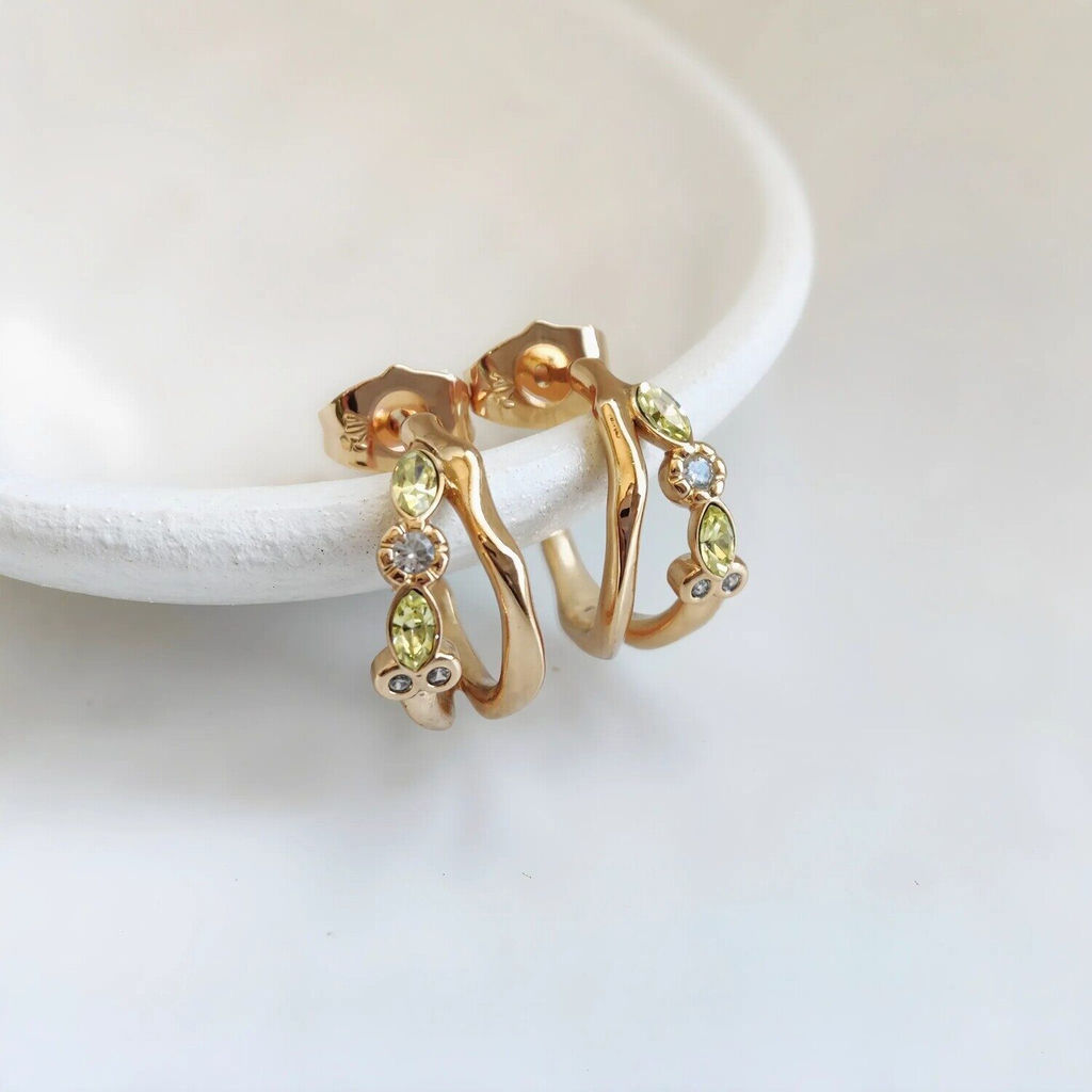 Серьги с кристаллами Swarovski