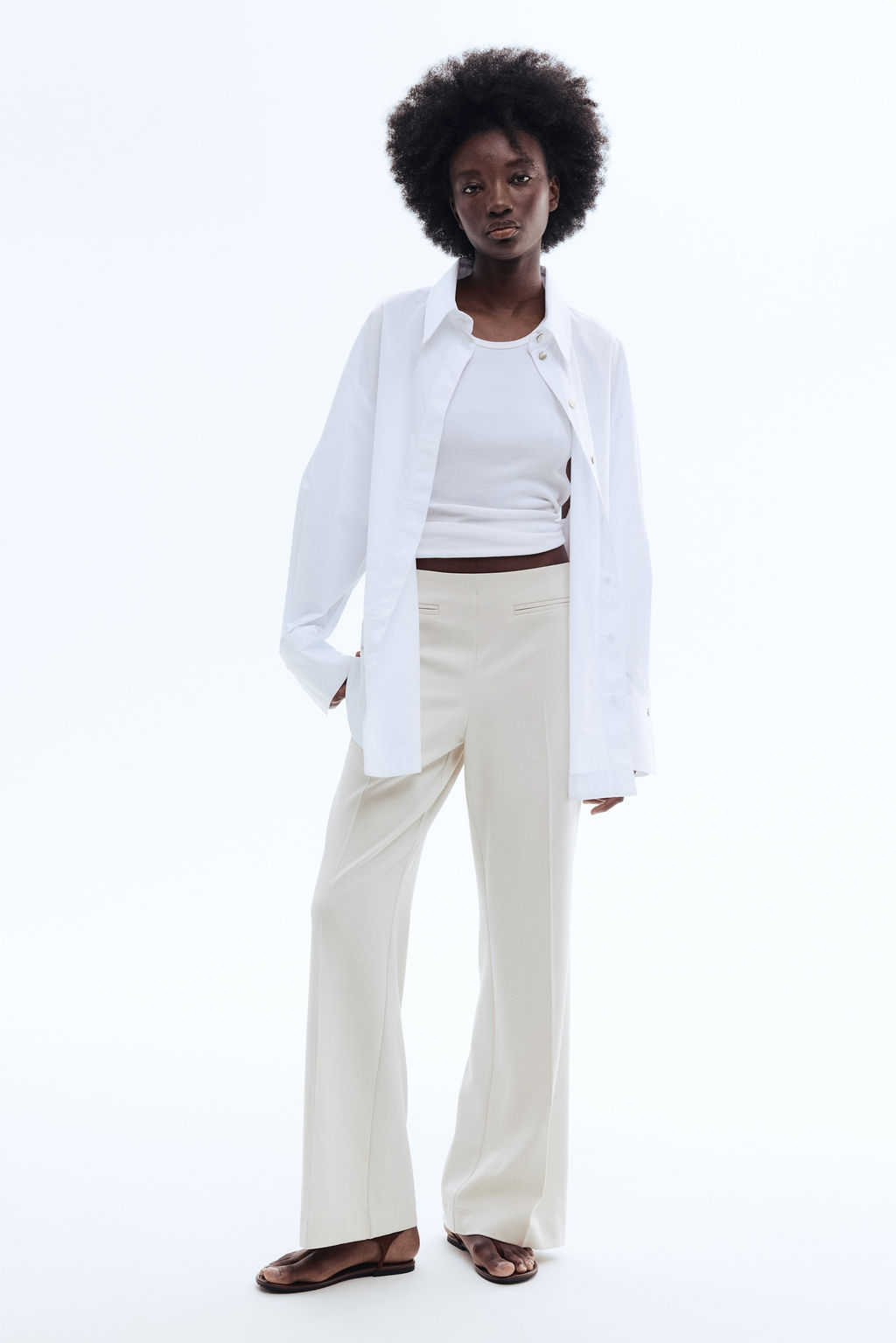 Pantal?n bootcut de sarga - H&m фото 5