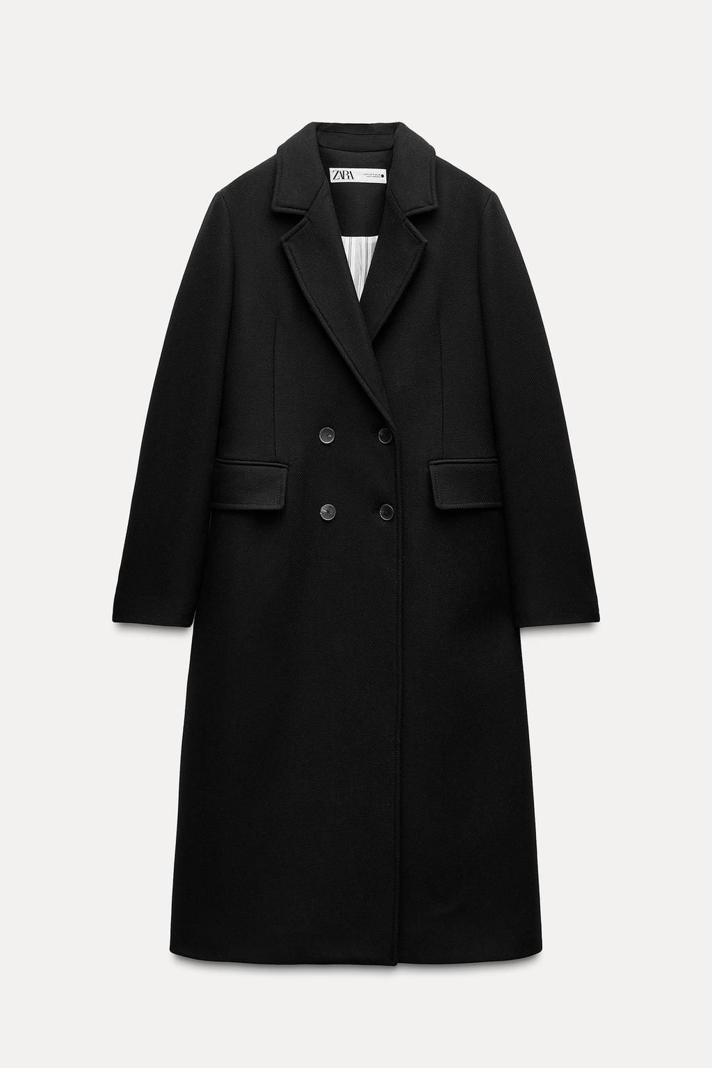 ZW COLLECTION WOOL BLEND COAT - Zara фото 6