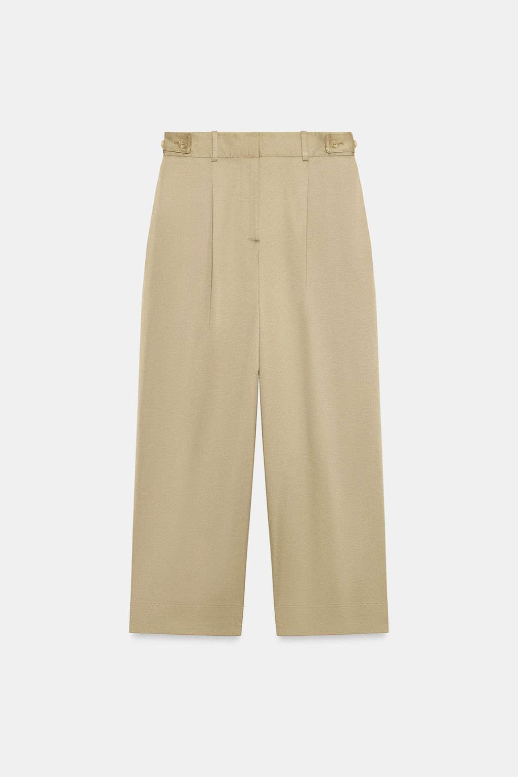 PANTAL?N TIRO BAJO TRABILLAS LATERALES / Tostado - Zara фото 4