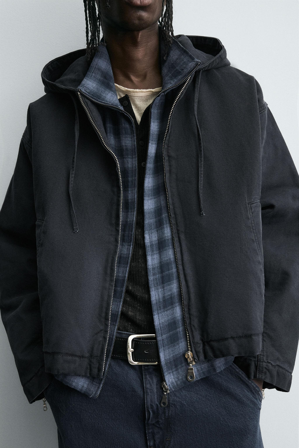 BOXY FIT TEXTURED JACKET - Zara фото 7