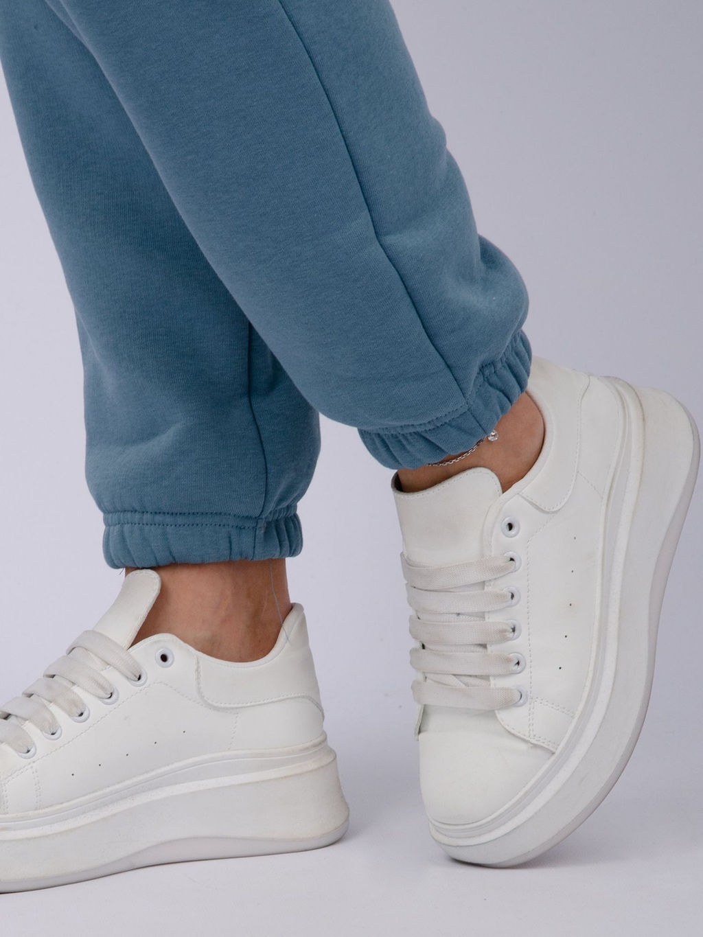 Джоггеры Мистерия 5, футер 3-х нитка начес - Малина фото 36