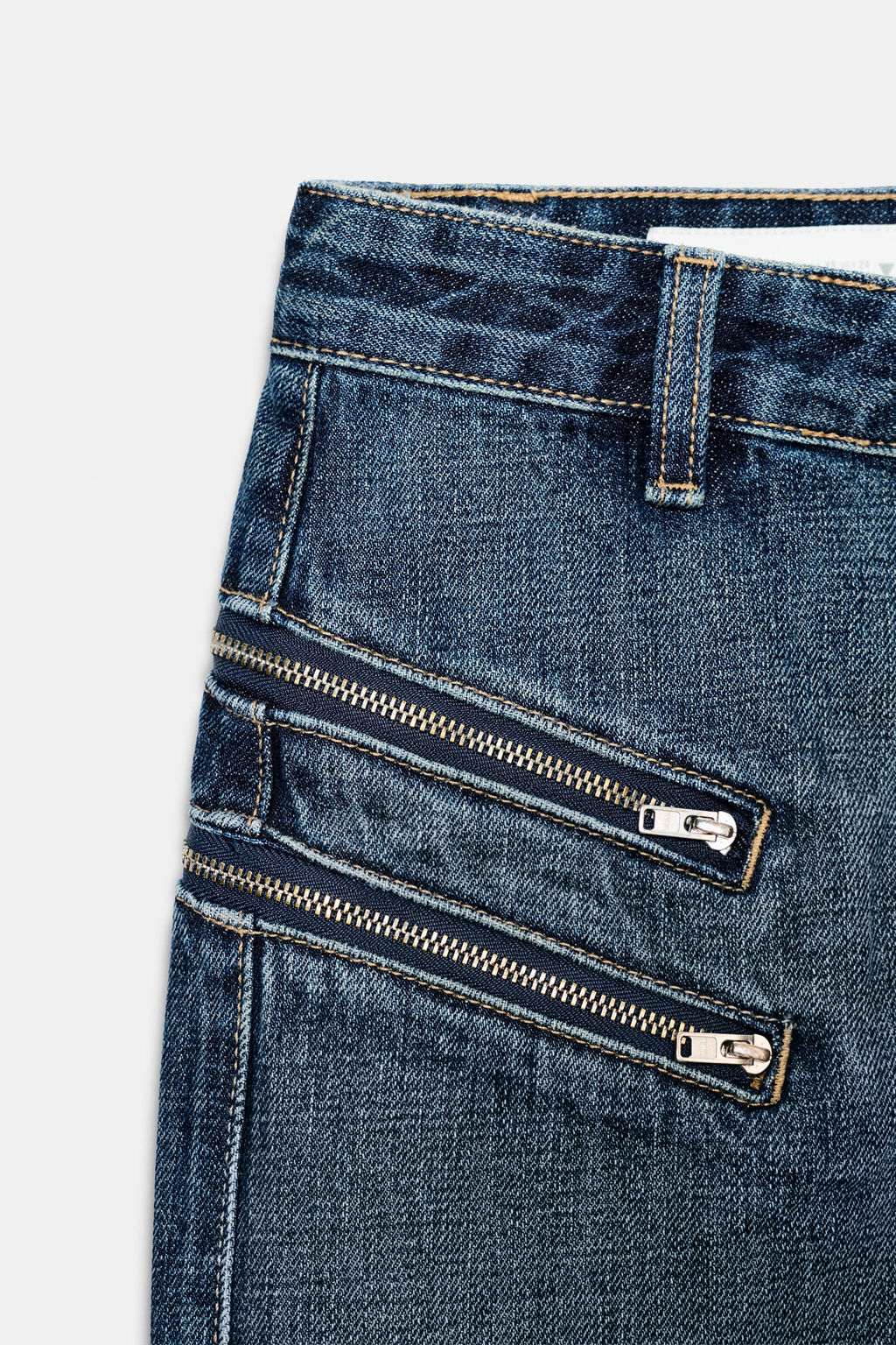 FALDA DENIM TRF CREMALLERAS / ?ndigo - Zara фото 6