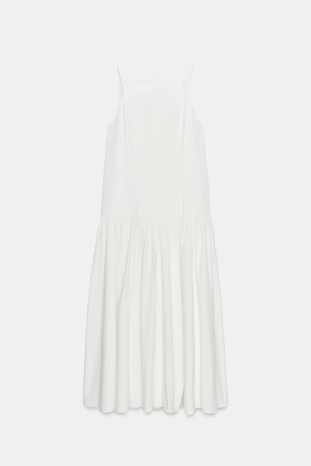 VESTIDO PLIEGUES ZW COLLECTION / Blanco - Zara фото 7