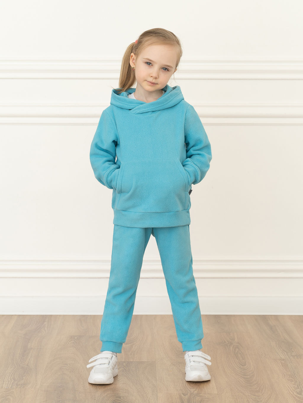 Костюм детский флисовый бирюза 7043г(ш) (116, 60)