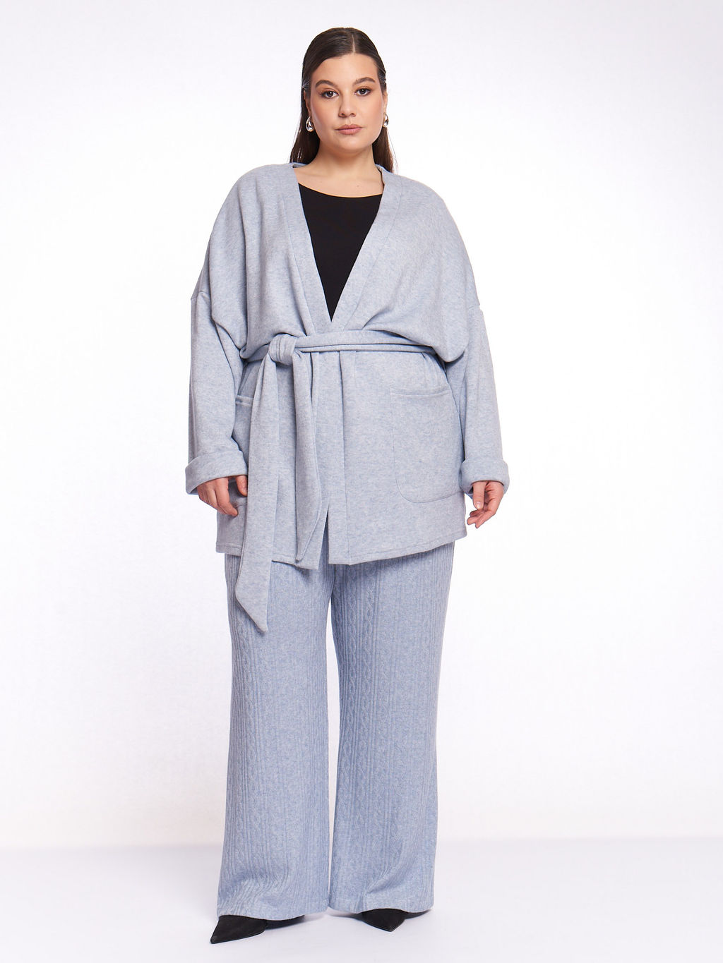 Кардиган вязаный KA07008MEL13