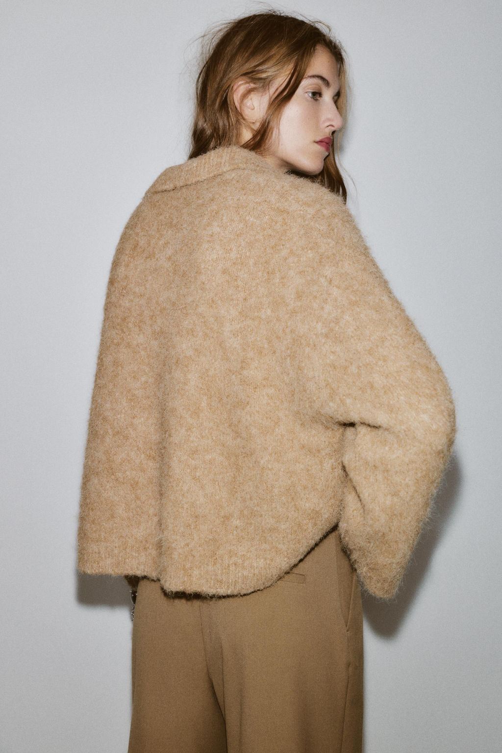 BRUSHED EFFECT KNIT JUMPER - Zara фото 4