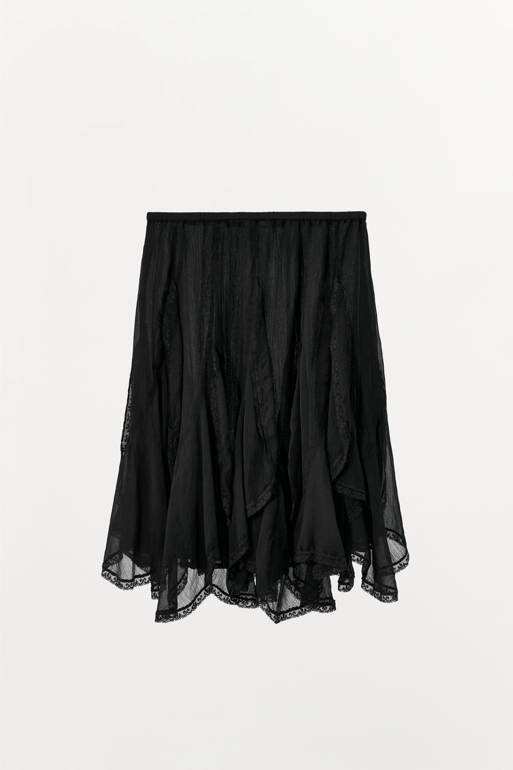 SKIRT WITH FRILLS - Zara фото 5