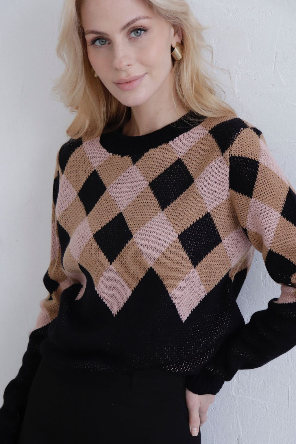 11491 Джемпер с ромбами - Martichelli фото 21