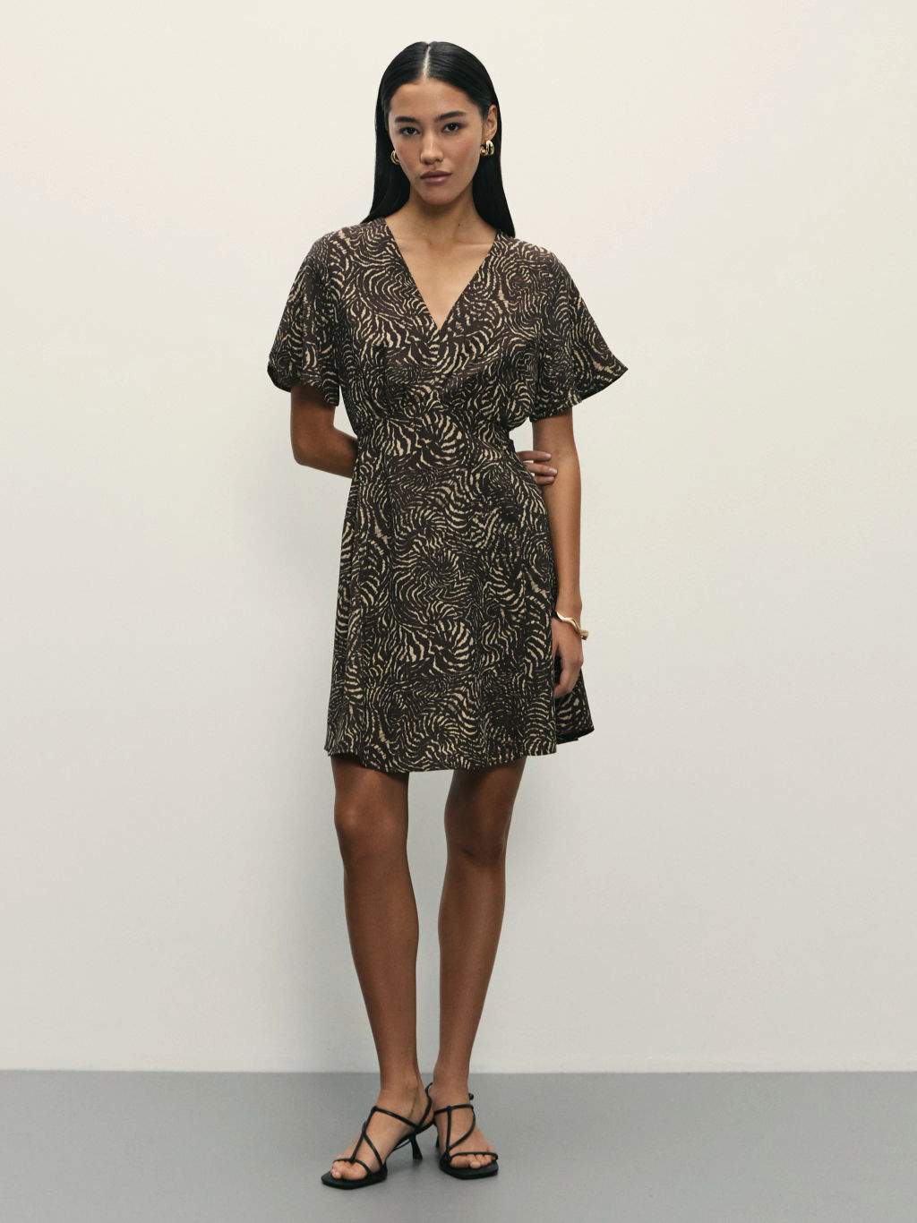 Платье мини с принтом / Zarina  фото 2