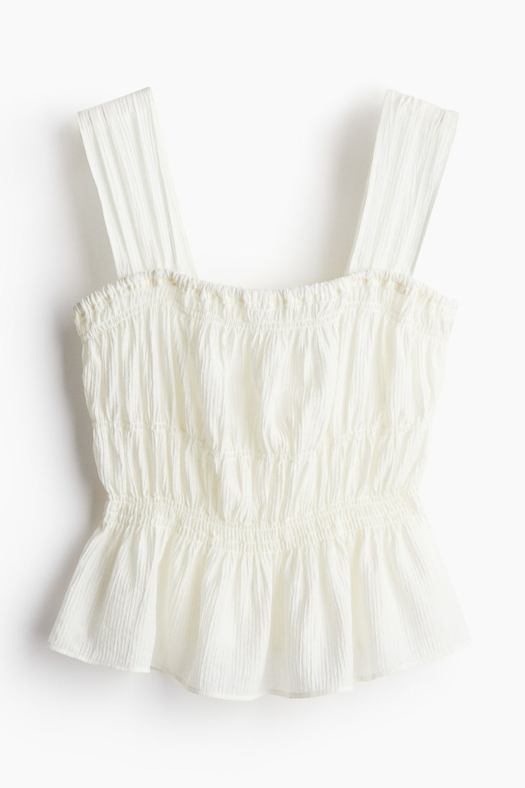 Top de crepe con peplo - H&m фото 5