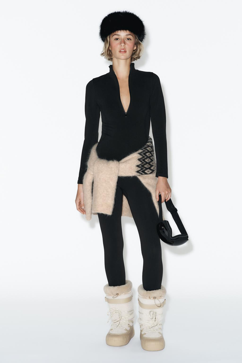 MERINO WOOL BLEND SKI COLLECTION T-SHIRT