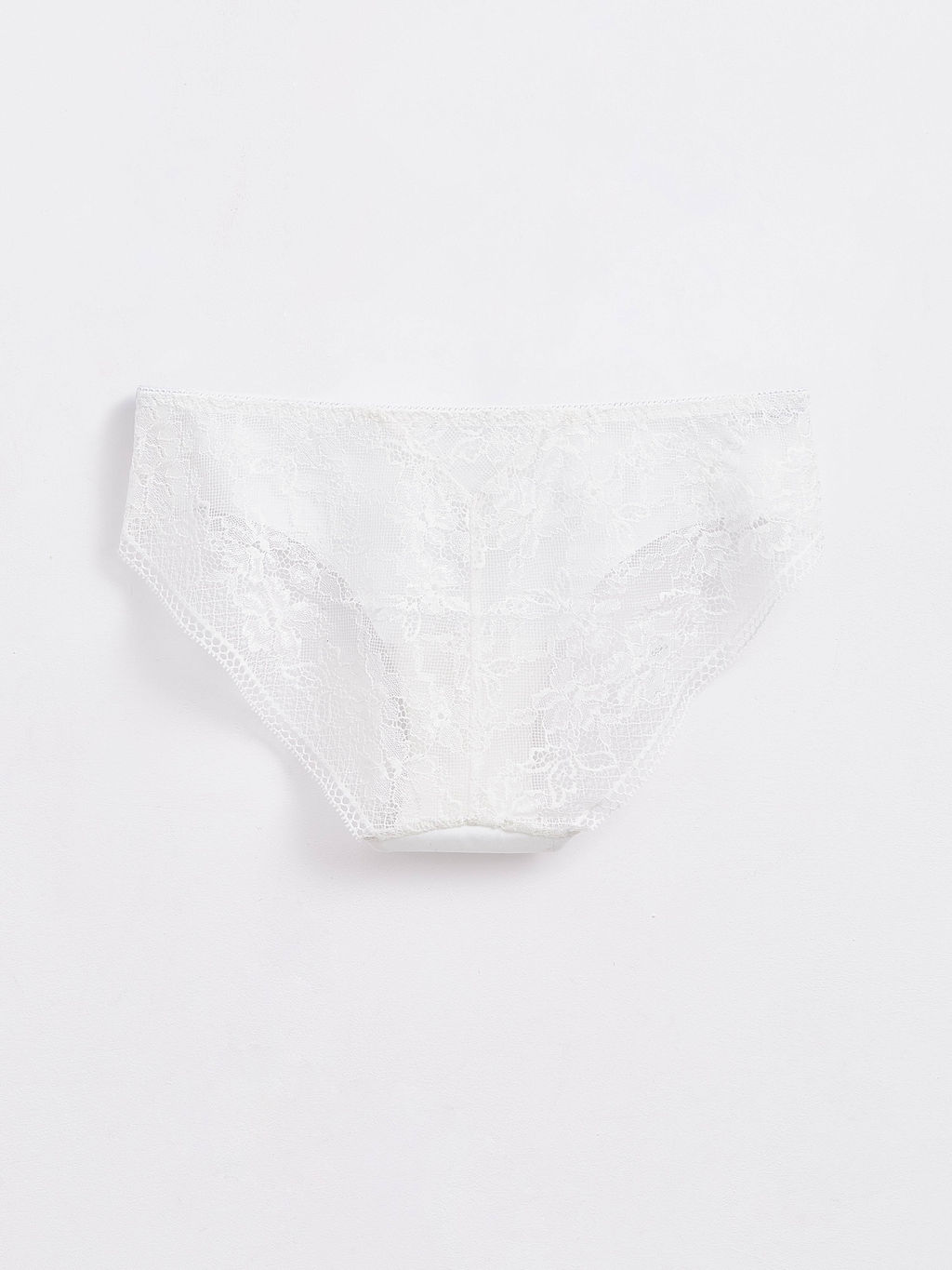 CONTE Трусы бикини из хлопка с кружевом LIGHT DAY LB 1272 off-white - Conte elegant фото 2