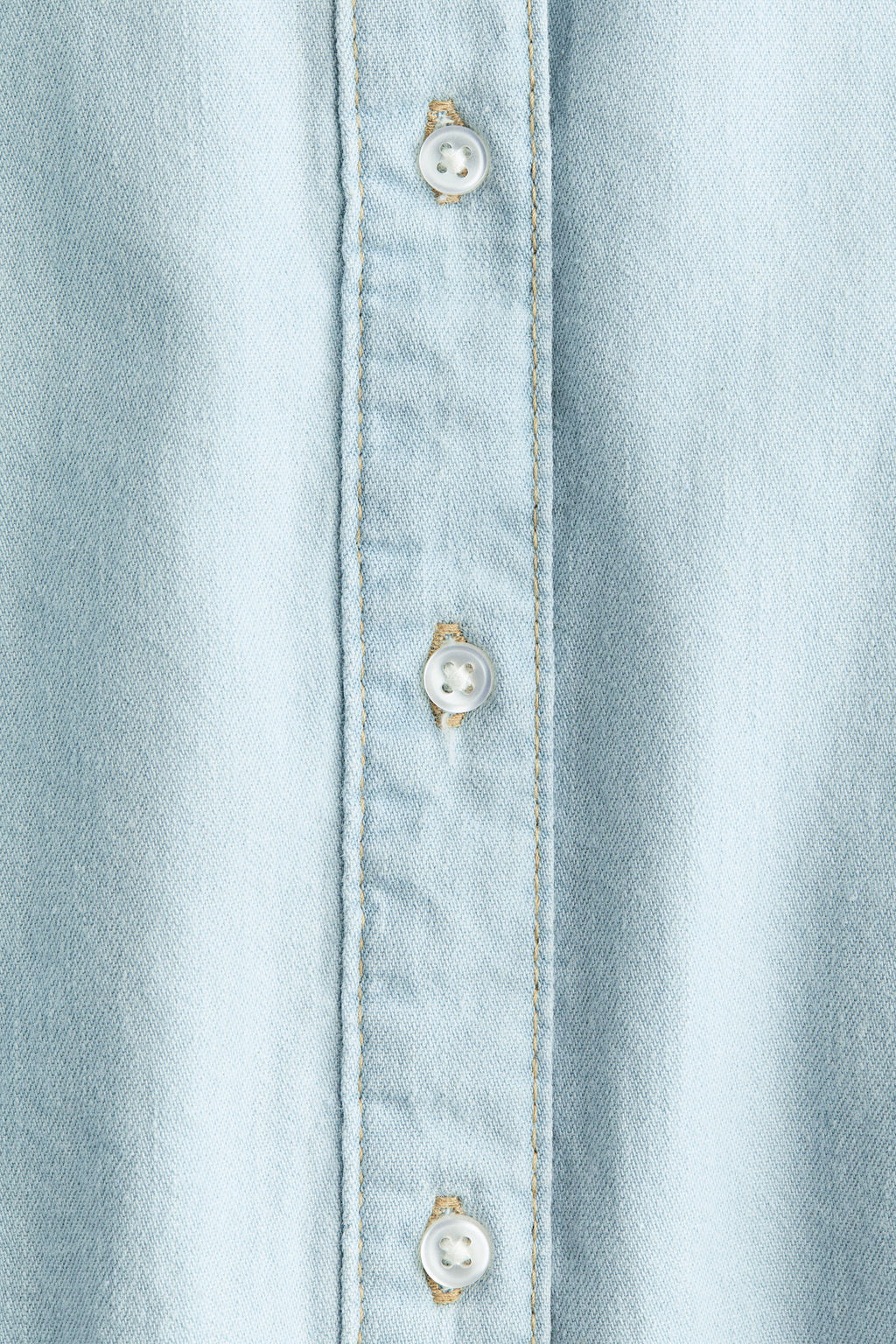 Blusa denim con ribetes de volante - H&m фото 7