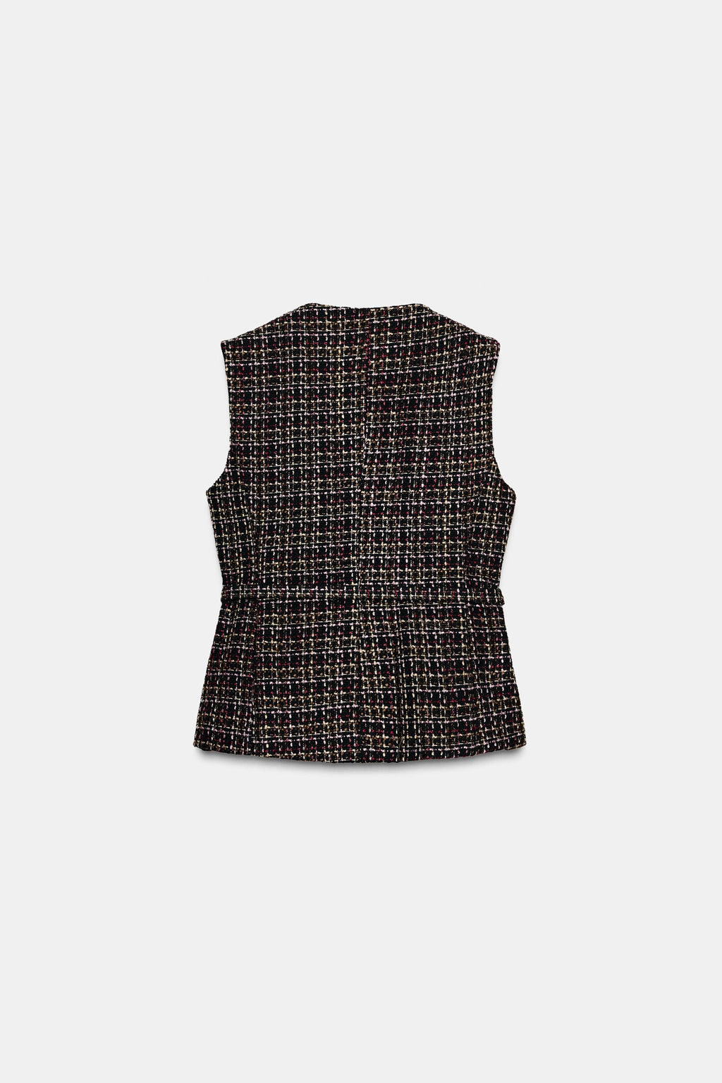 BELTED TEXTURED GILET - Zara фото 8