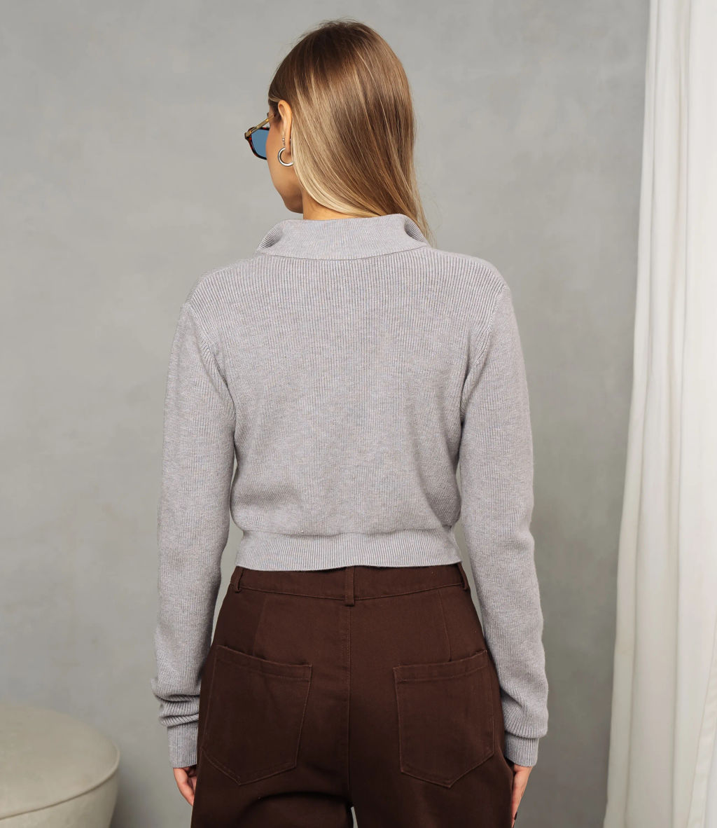 Джемпер #КТ121 (8), серый - Dommod фото 3