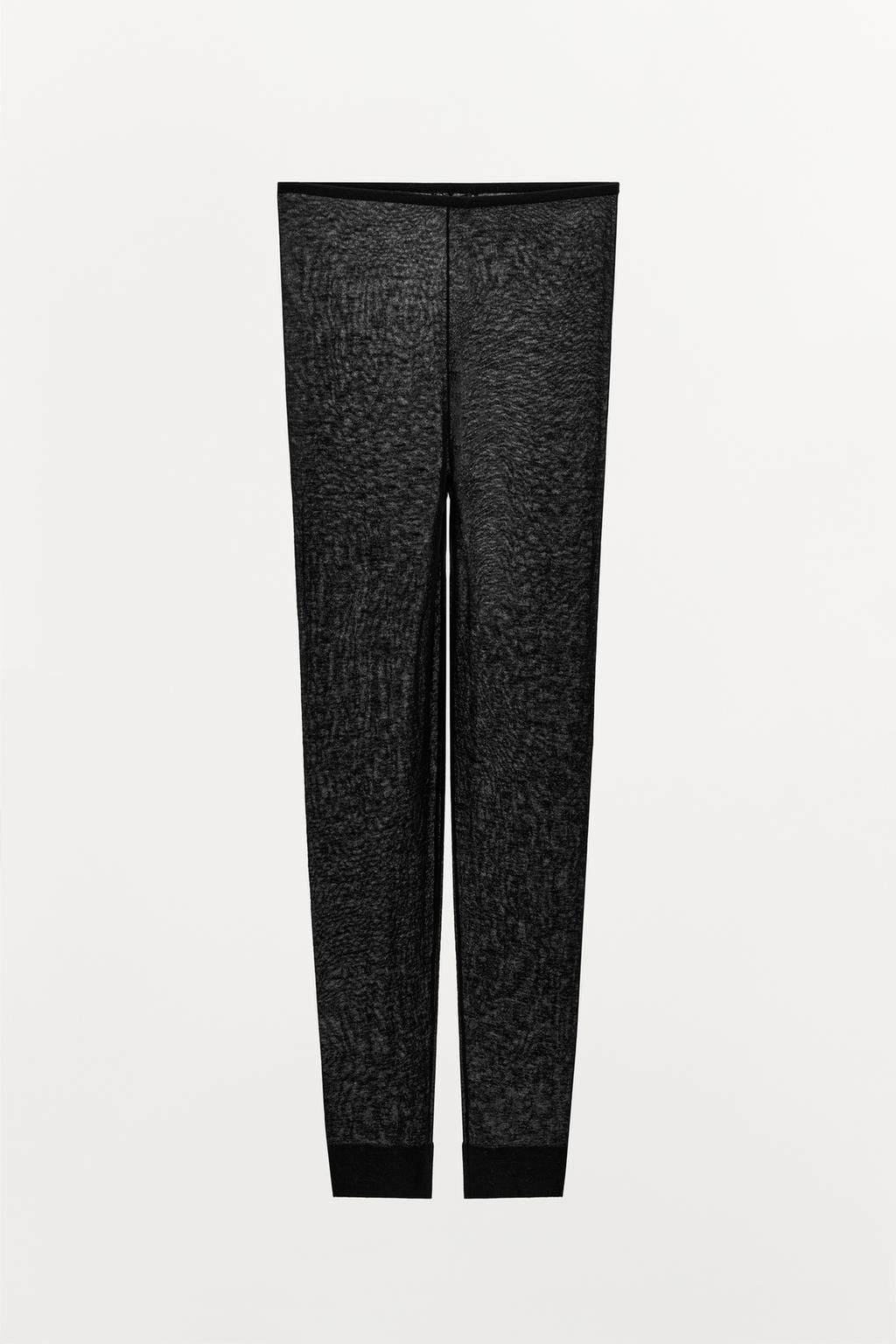 100% WOOL LEGGINGS - Zara фото 4