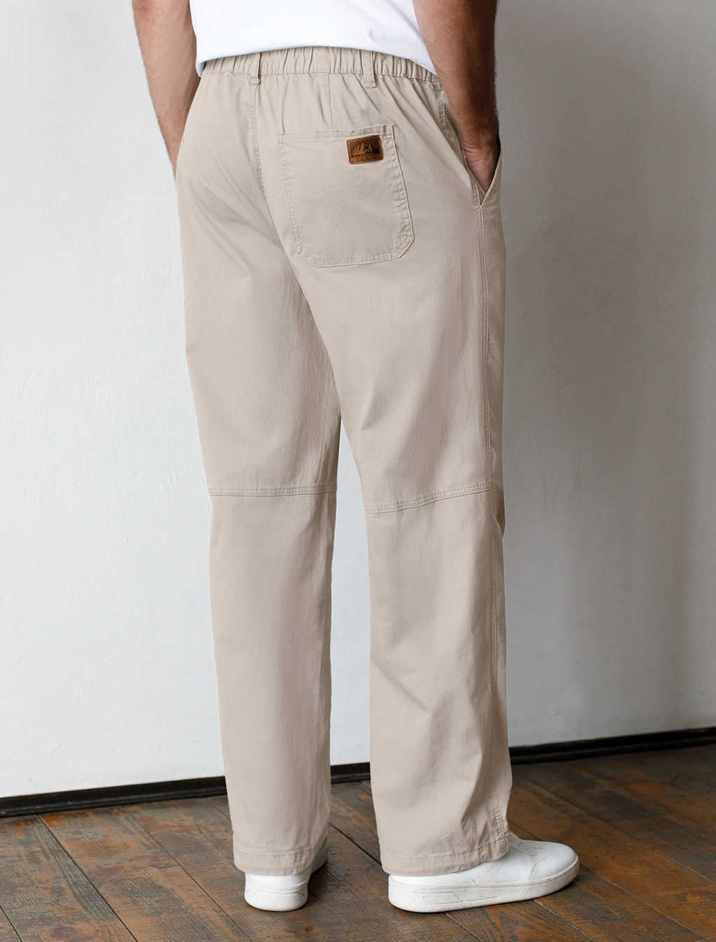 VILATTE / Брюки с поясом на резинке из эластичного твилла  фото 4