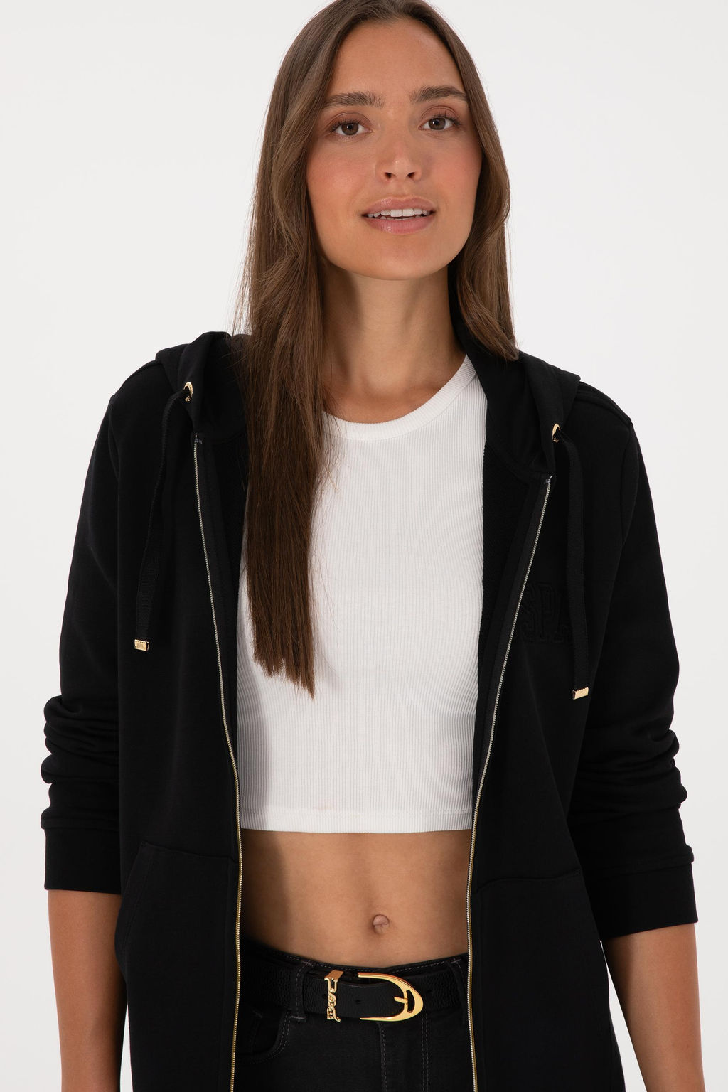 Kad_n Siyah Basic Sweatshirt Sepette S_rpriz _ndirim - U.s. polo assn фото 2