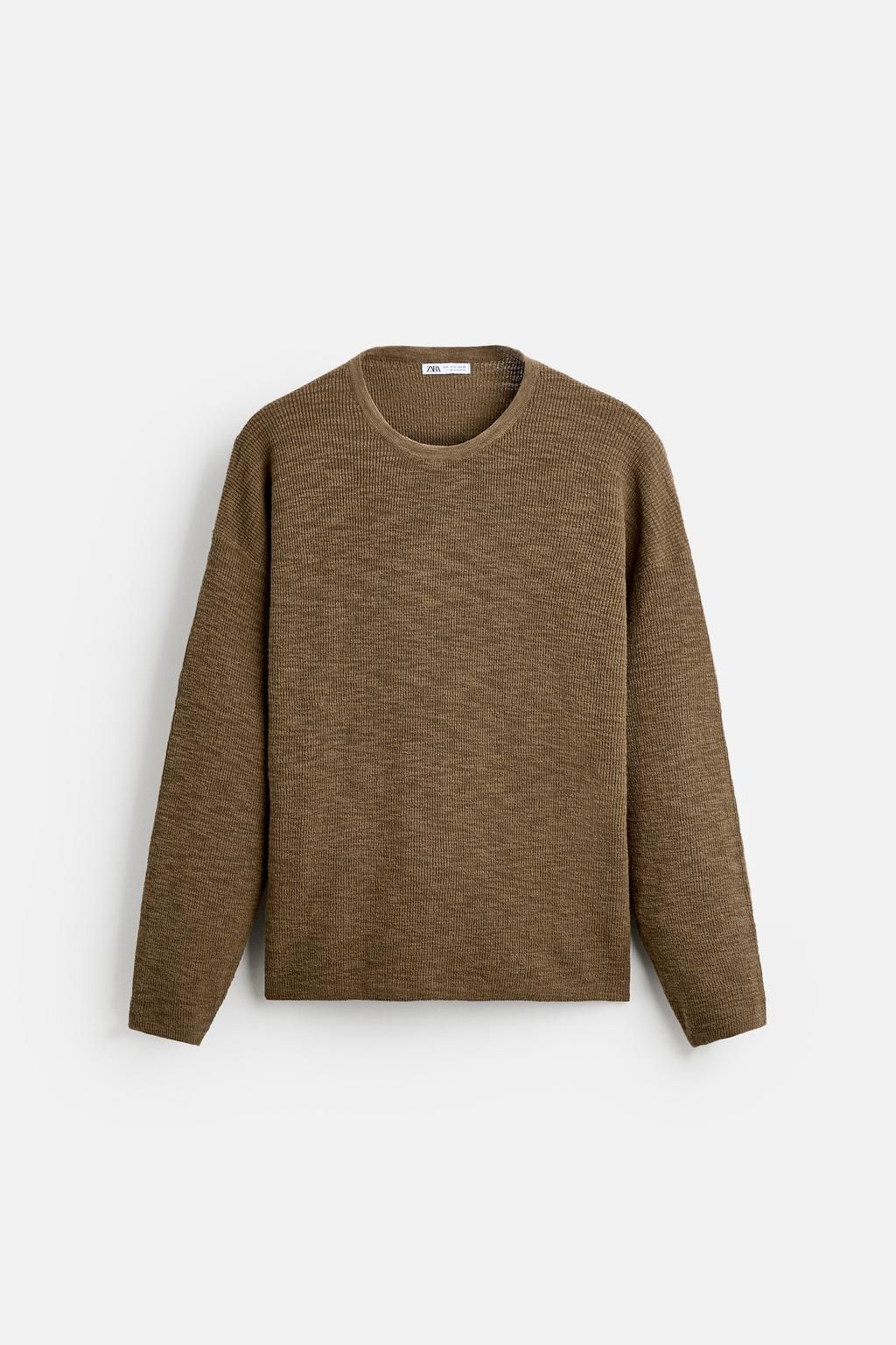 RUSTIC TEXTURED SWEATER - Zara фото 24