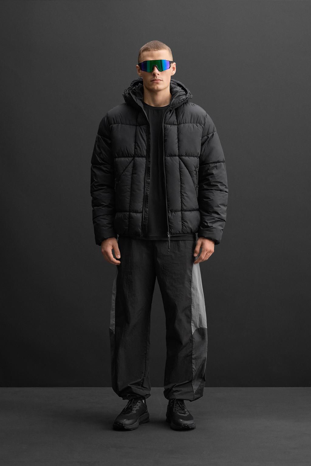 HOODED PUFFER JACKET - Zara фото 10