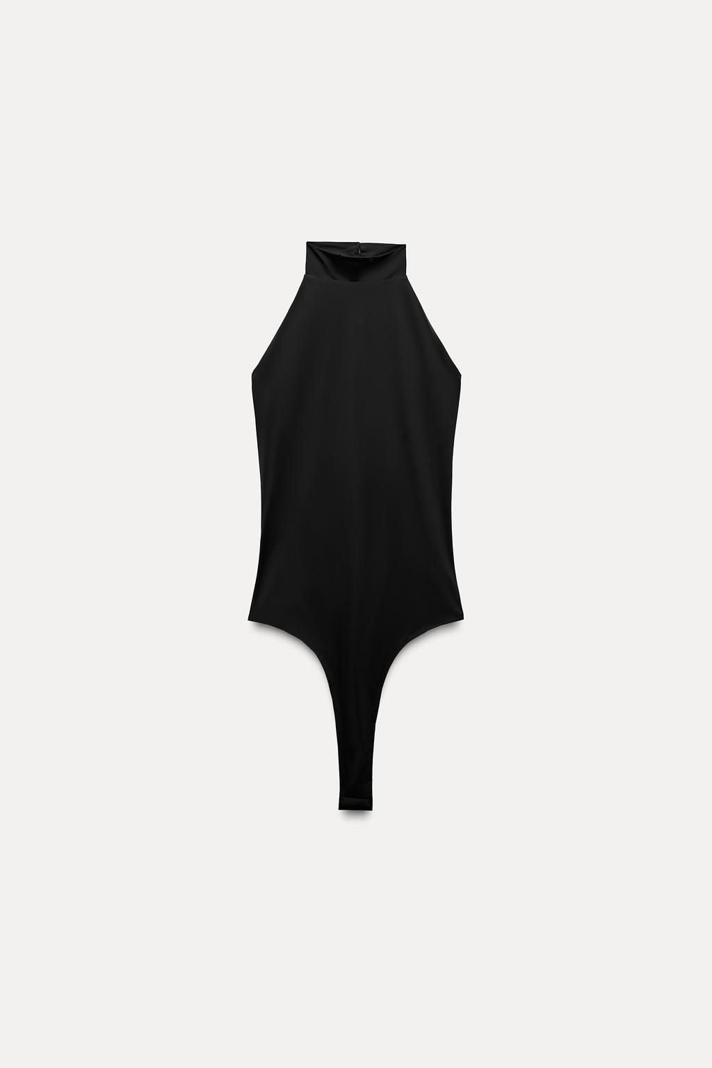 OPEN BACK HALTER BODYSUIT - Zara фото 6