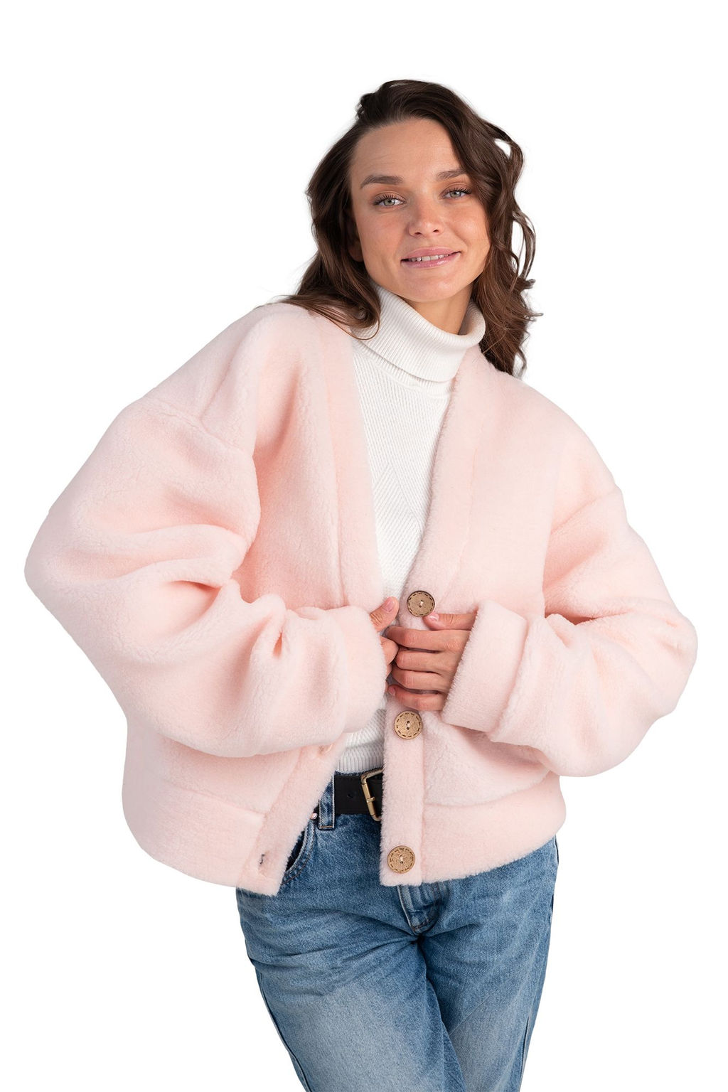 Кардиган КОРОТКИЙ ТЕДДИ