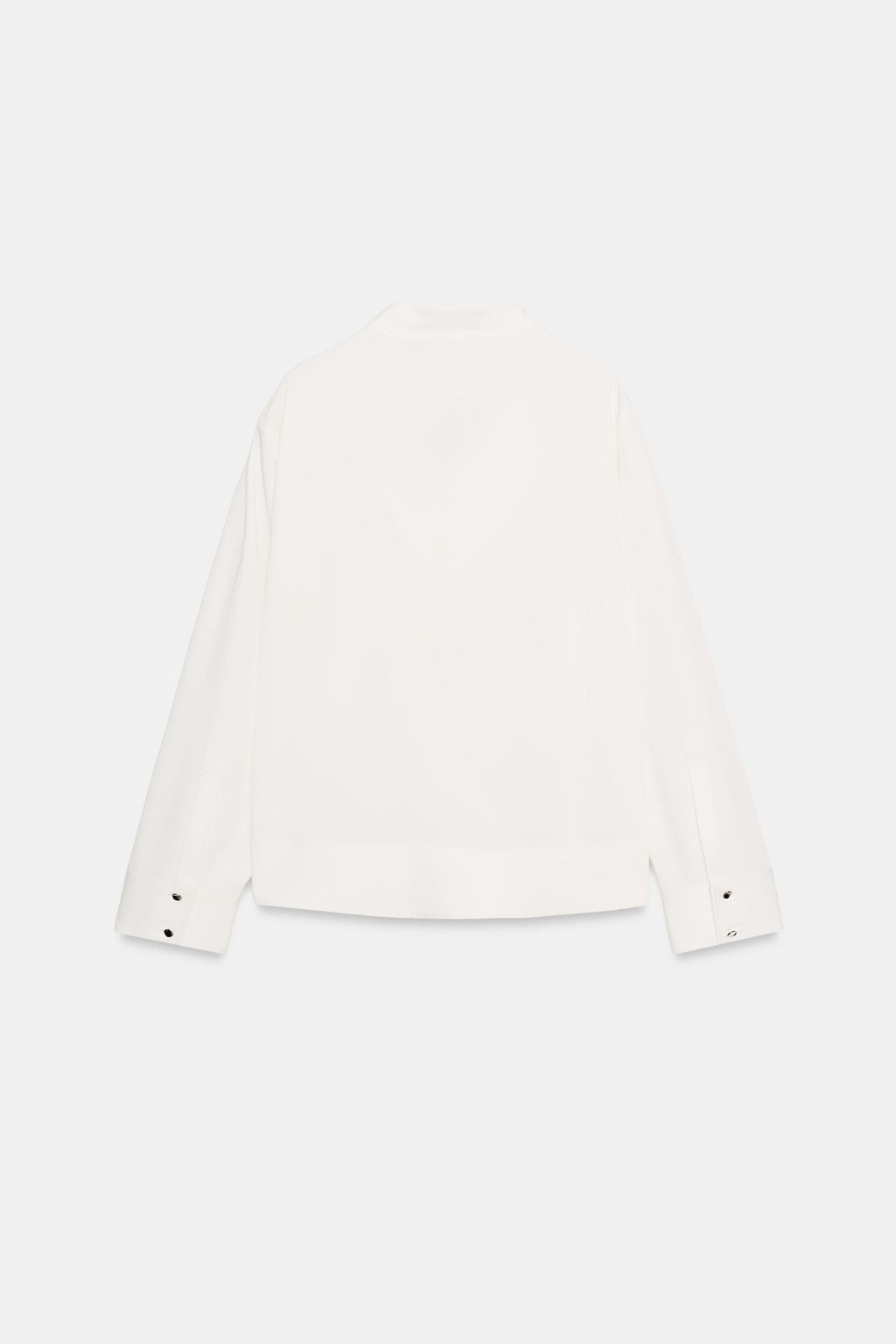 CAMISA CINTA CUELLO / Crudo - Zara фото 6