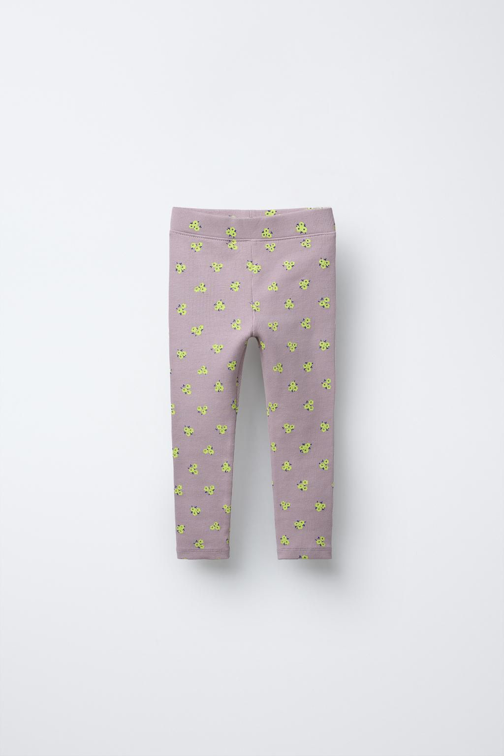 RIBBED PRINTED LEGGINGS - Zara фото 19