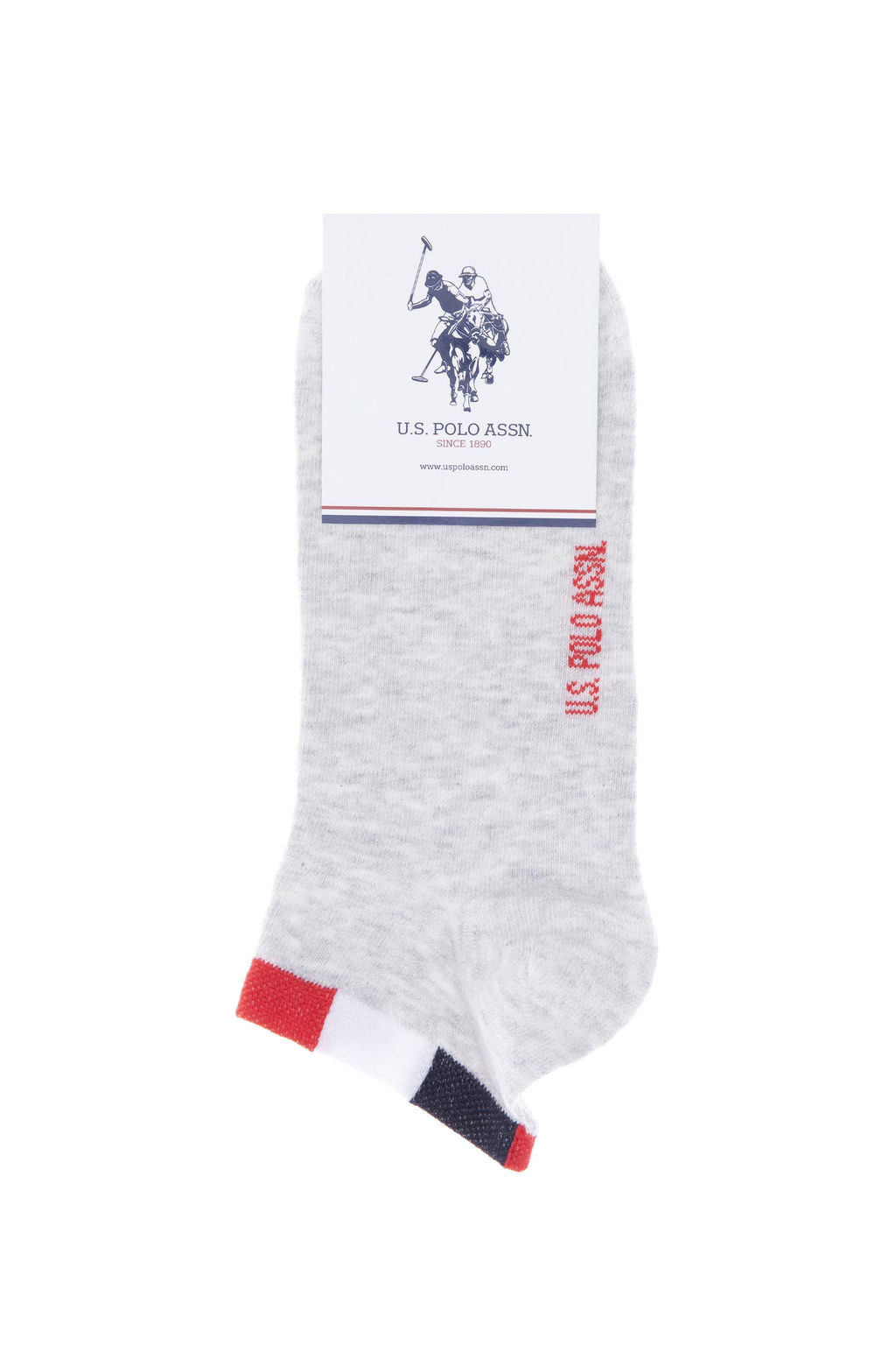 Мужские серые меланжевые носки Неожиданная скидка в корзине - U.s. polo assn фото 4