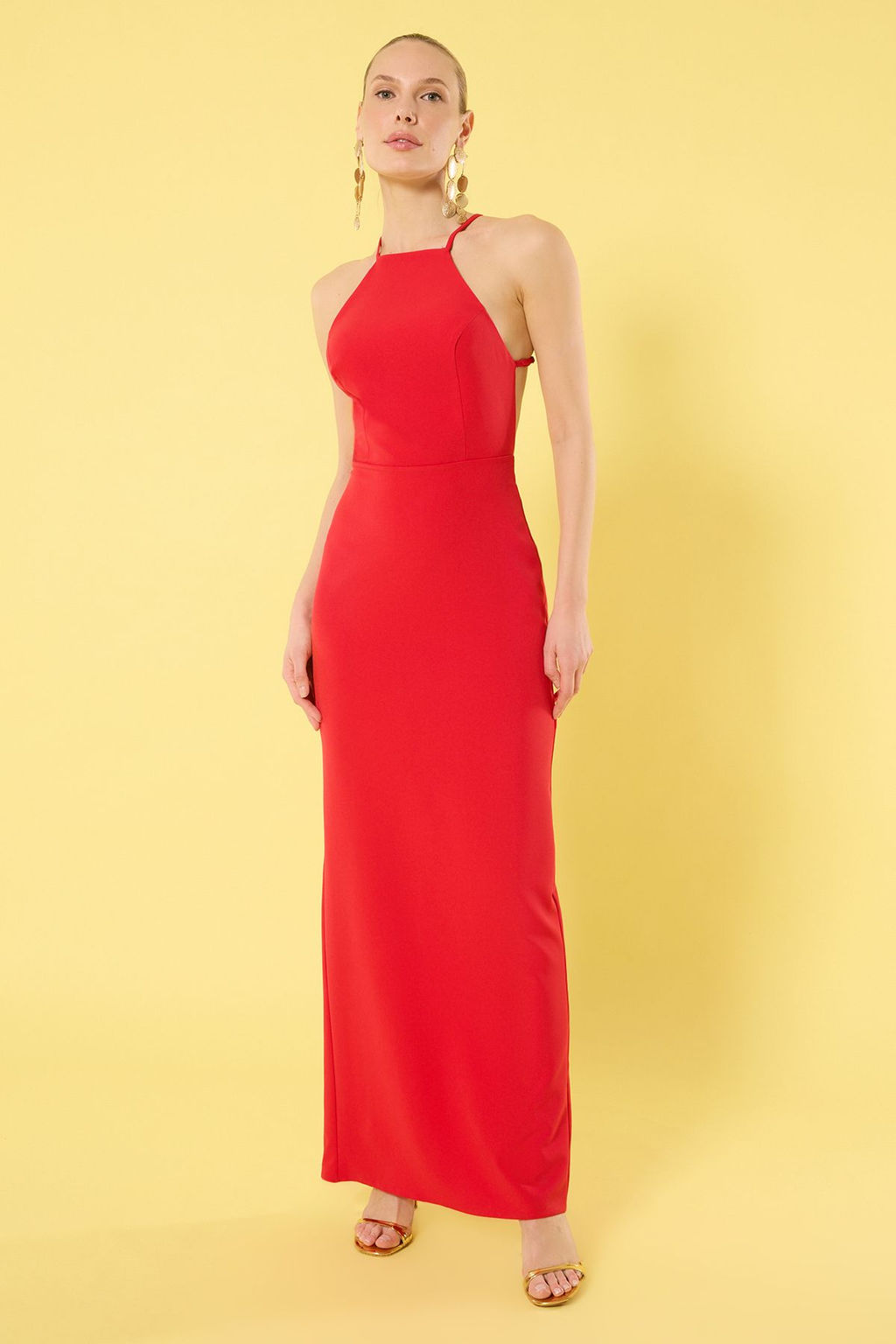 TRENDYOLMILLA Siyah Aksesuar Detayl? Dokuma Uzun S?k Abiye & Mezuniyet Elbise TPRSS25AE00120 фото 5