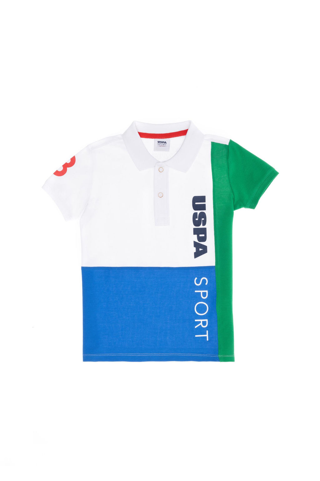U. S. Polo Assn Белая футболка с воротником-поло для мальчика - U.s. polo assn фото 9