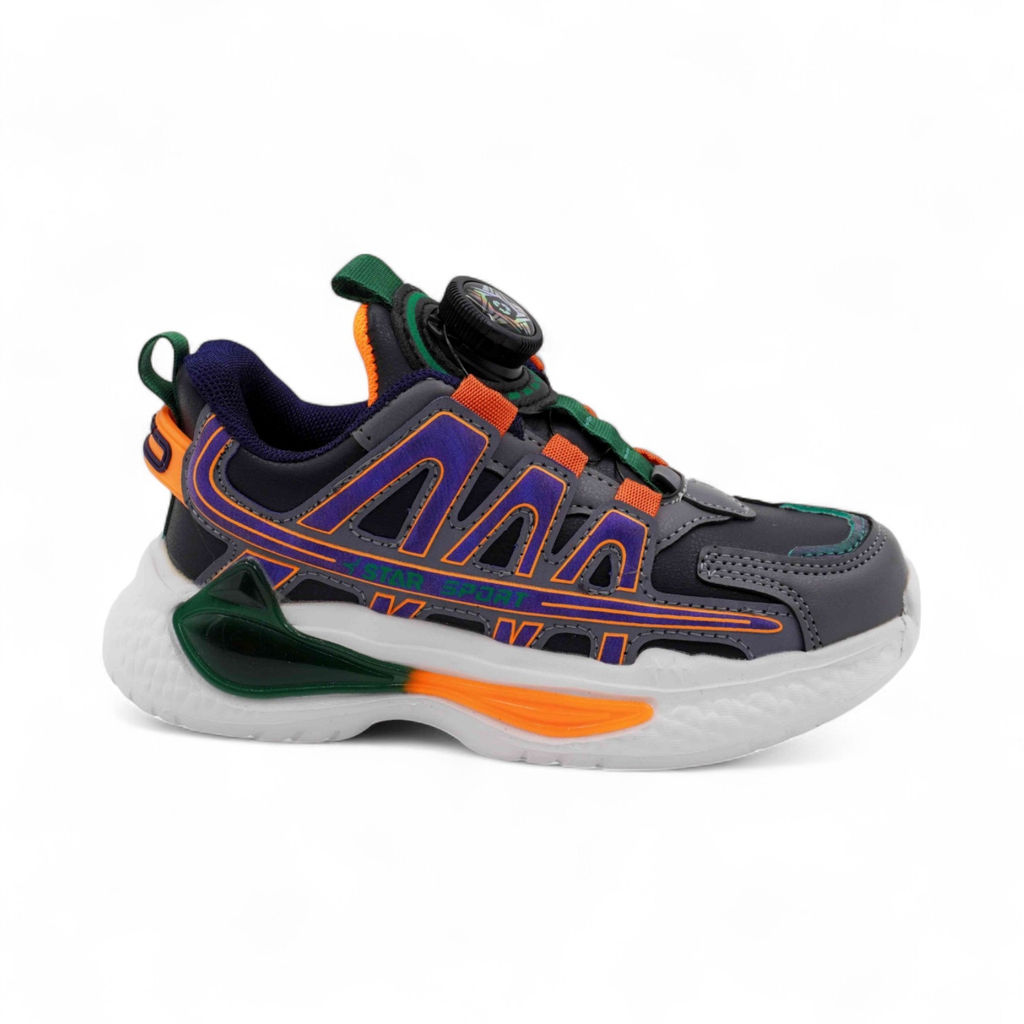 Кроссовки В7221-3 серо синие - Sport фото 2