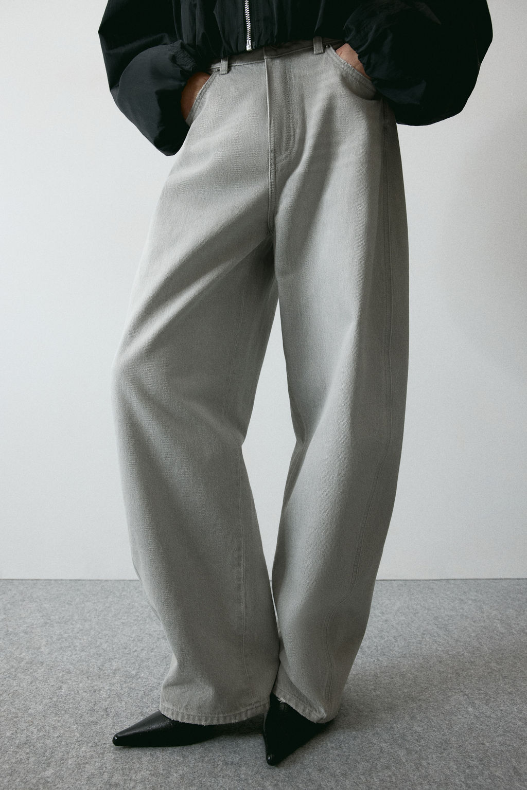 Barrel High Waist Jeans - H&m фото 10