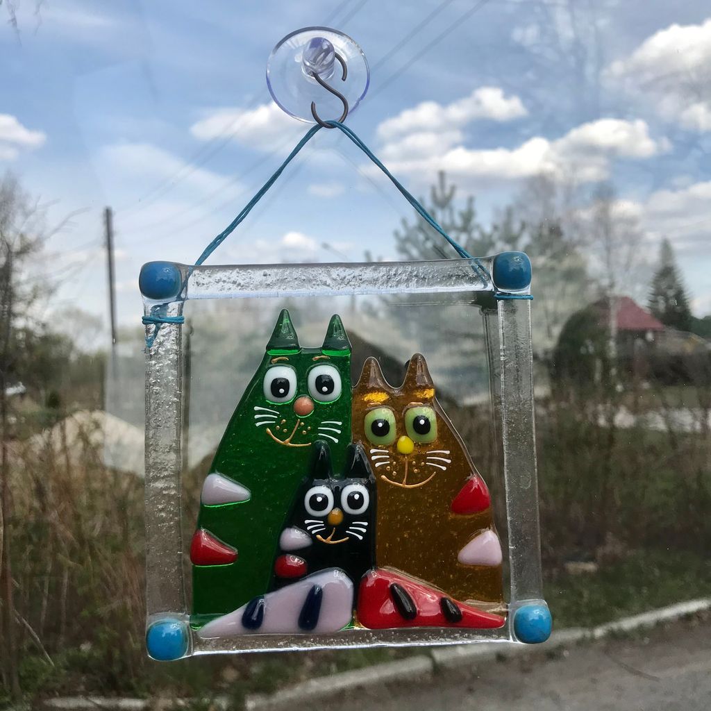 Панно Семейка котов - Стрекоза фото 9